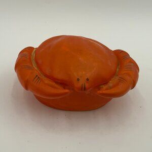 Vintage Kikusui Ceramic Lidded Crab Bowl 5"